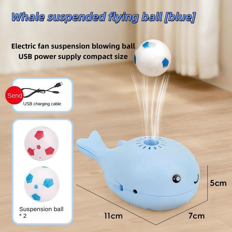 Electric Whale-Shaped Floating Cat Toy – Interactive Self-Play Fun, Smart Boredom Buster for Cats | USB Rechargeable, Perfect for Indoor Play to Release Energy