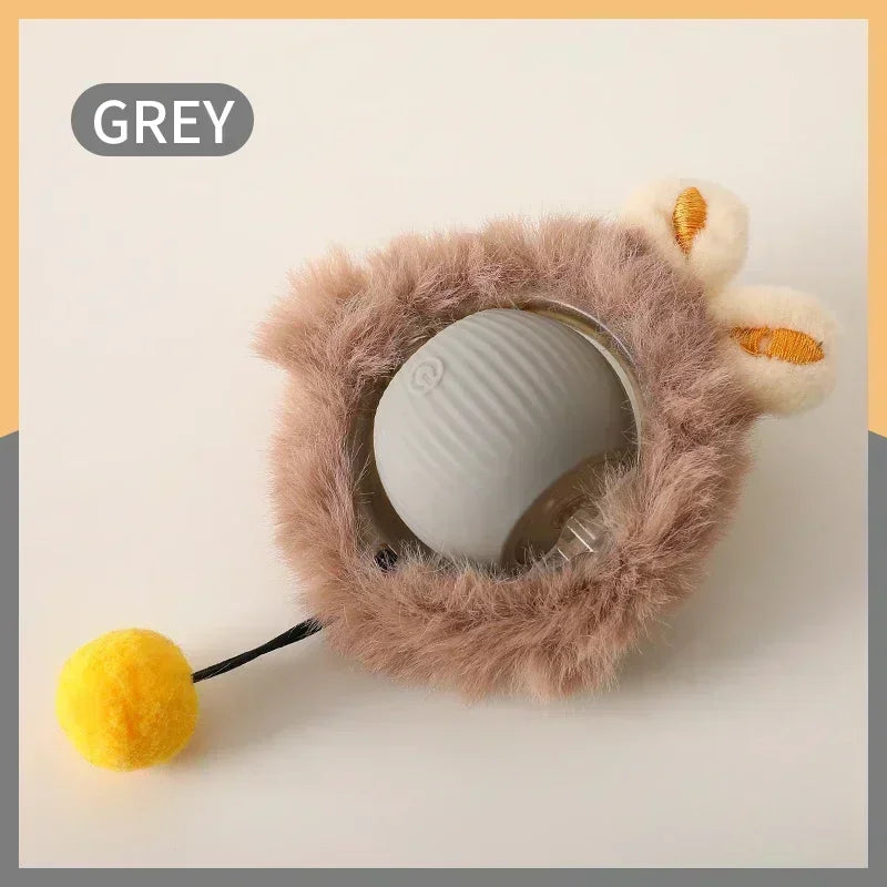 Smart Interactive Electric Rolling Ball Toy for Cats - USB Rechargeable Automatic Teaser