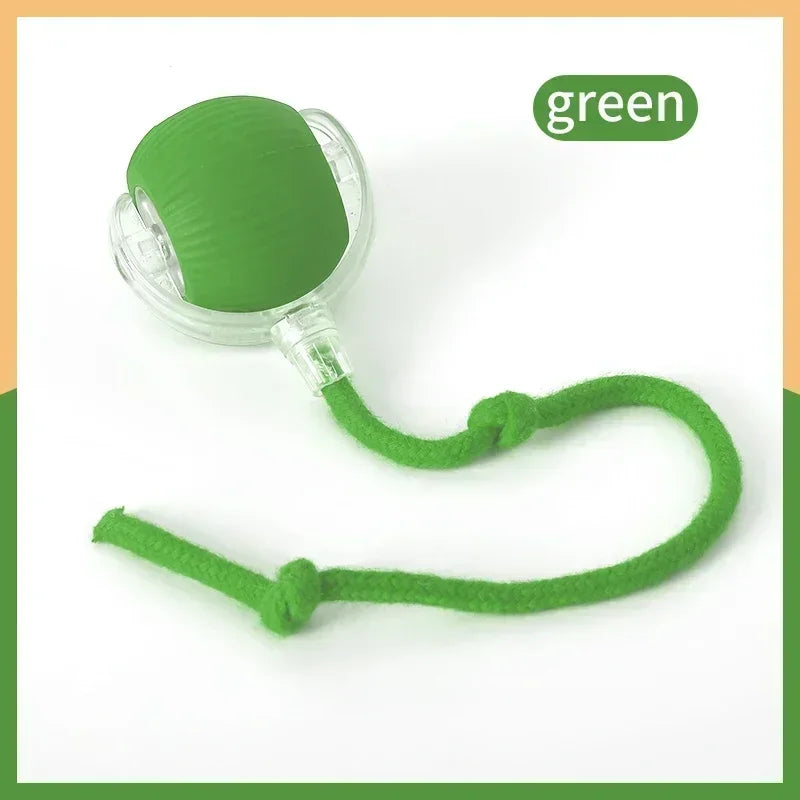 Smart Interactive Electric Rolling Ball Toy for Cats - USB Rechargeable Automatic Teaser