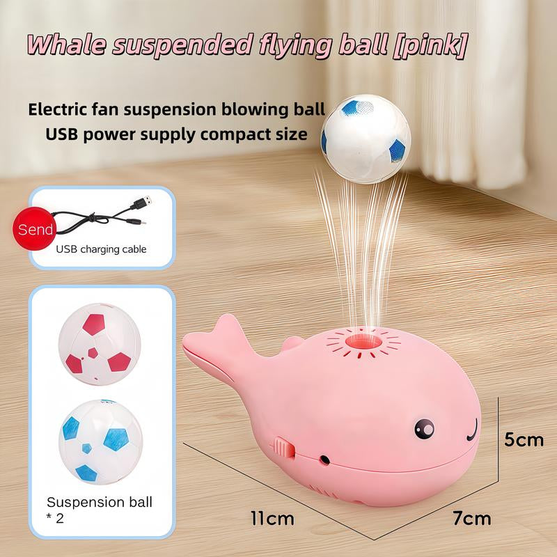 Electric Whale-Shaped Floating Cat Toy – Interactive Self-Play Fun, Smart Boredom Buster for Cats | USB Rechargeable, Perfect for Indoor Play to Release Energy