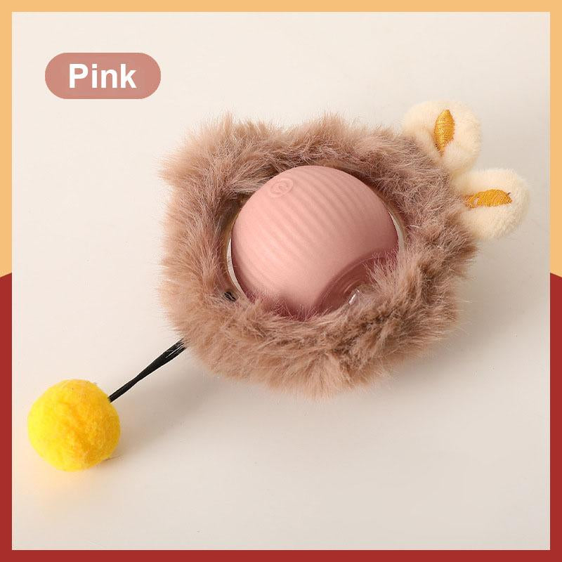 Stream Cat&Dog Toy - Interactive USB Rechargeable Ball Toy on Rug , Anti-Depression Fun Gift for Cats & Dogs